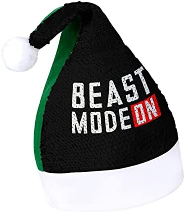 โหมดสัตว์เดรัจฉานบนหมวกคริสต์มาสตลก Santa Claus Hats สำหรับผู้ชายผู้หญิงการตกแต่งปาร์ตี้วันหยุดคริสต์มาส