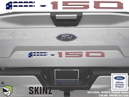 ส่วนแทรกของประตูท้ายเข้ากันได้กับ 2018-2020 Ford F-150-5 Piece Kit, American Flag)