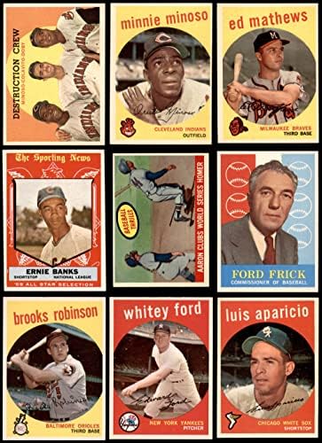 1959 Topps Baseball Complete Set NM+